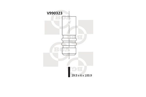 Inlet valve for - valve, lupo