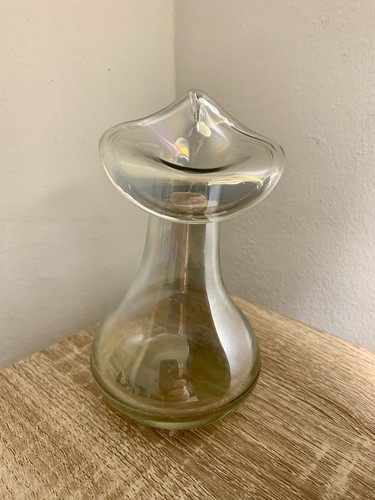 Vintage hand blown iridescent - vintage,