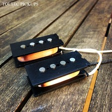 Toltec Pickups SALE Handwound Precision Bass Alnico 5 Pickup Set 10.5K  FDR SQR