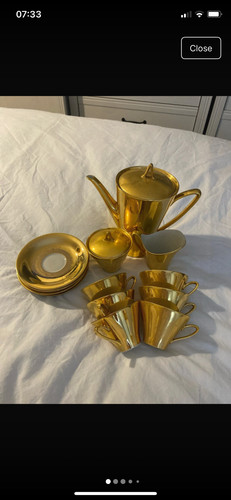 Vintage bavarian 1950 gold - bavarian,