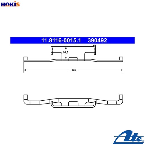 Spring brake caliper - spring,