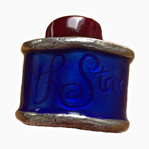 Wright teague blue enamel - &,