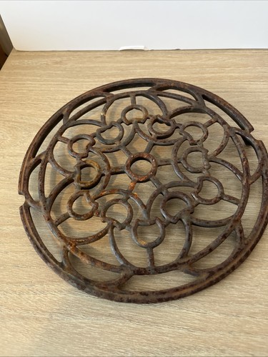 Antique cast iron chimney - cast, 6”