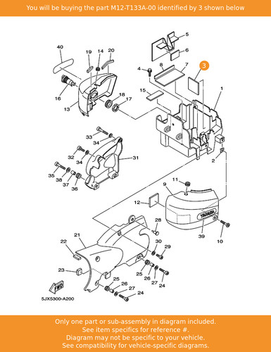 Yamaha seat damper - damper, a