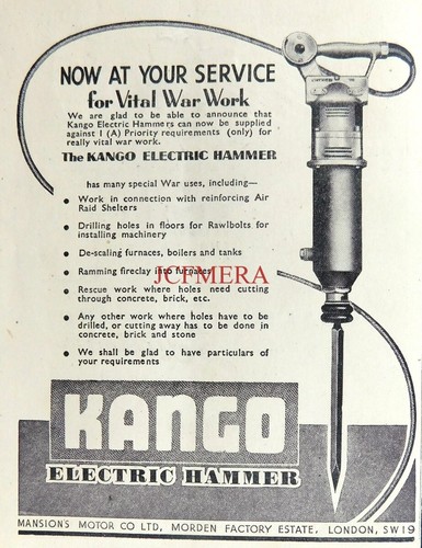 Ww2 kango electric hammer - kango,