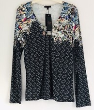 Aventures Des Toiles Size 38 Multicoloured Stretchy Long Sleeve Cardigan New Tag