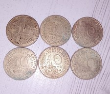 6 10 centimes 1979-1997