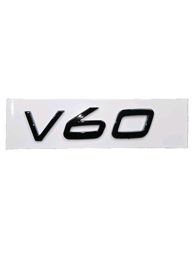 Black gloss badge v60 - badge,