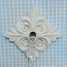 Water spout rosette Wall 5.5"