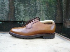 JOSEPH CHEANEY DERBY SHOES VELDTSCHOEN VINTAGE BROWN TAN LEATHER UK6.5 MENS