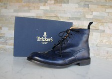 Tricker's EU 44 UK 10 Boots Ankle Boots Stow Blue Navy New Former RRP 685 €