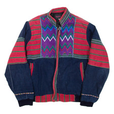 MAGAZINES Mens Jacket Blue Colourblock M