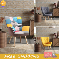 High Back Fabric Upholstered