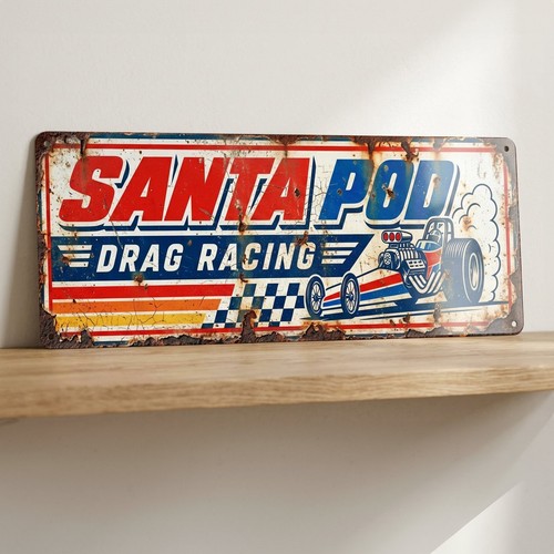 Santa pod metal - pod,