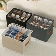 12 Pair Foldable Shoe Storage