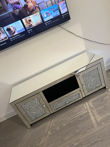 Crushed diamond mirrored - crushed,