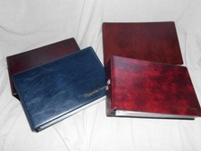 4 POSTCARD ALBUMS TRAVEL SHIPS