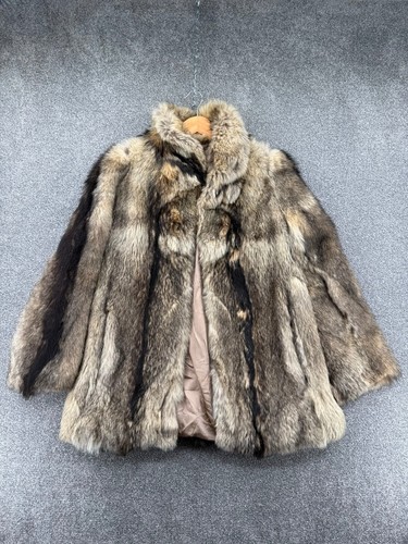 Vintage genuine fox fur brown - vintage,
