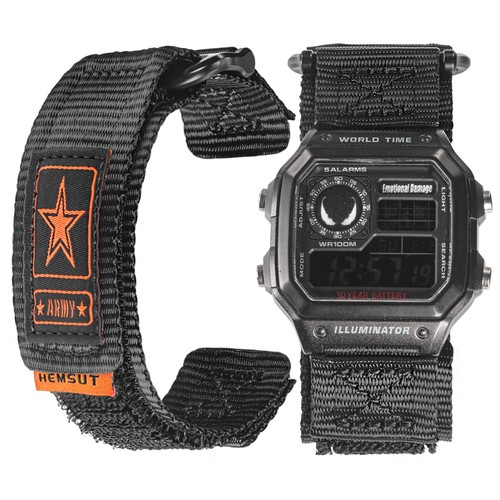 18mm quick release nylon watch - release,