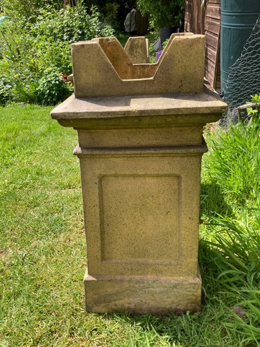 Vintage chimney pots - chimney,