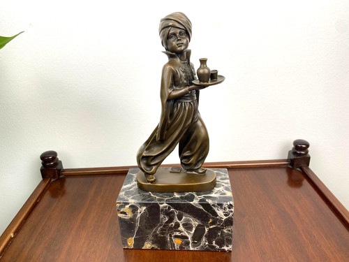 Bronze sculpture oriental - bronze,