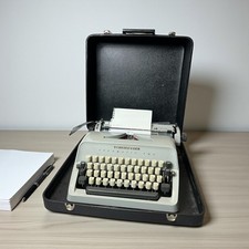 Vintage Scheidegger Typomatic TMS Typewriter with Hard Case - Tested