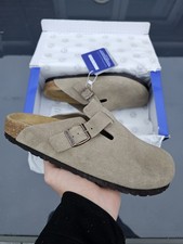 Birkenstock Boston Clogs Taupe SIZE UK 6.5 / EU 40 / Narrow fit