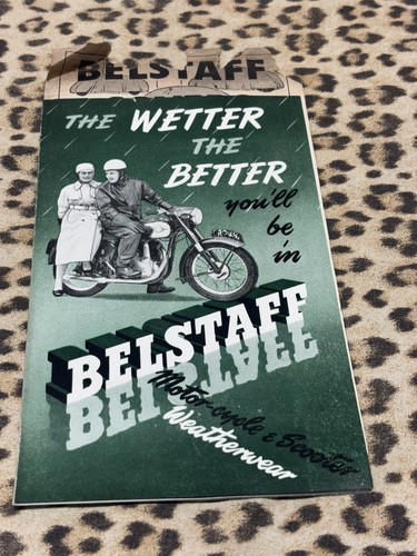 Orig 1950 belstaff m - belstaff, m"cycle
