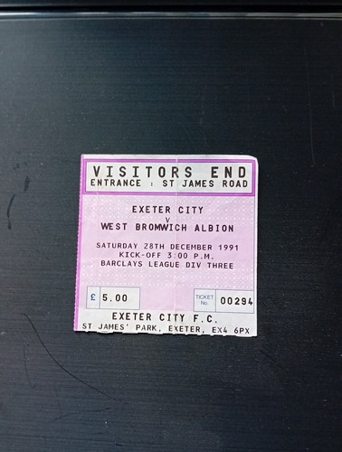 Ticket 1991 1992 - ticket, division