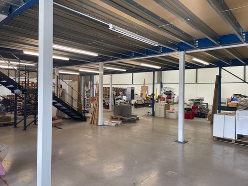 Used mezzanine floor 14m - 14m, x