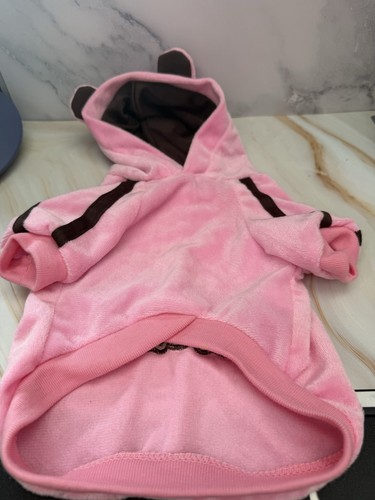 Small dog hoodie pink - small, —