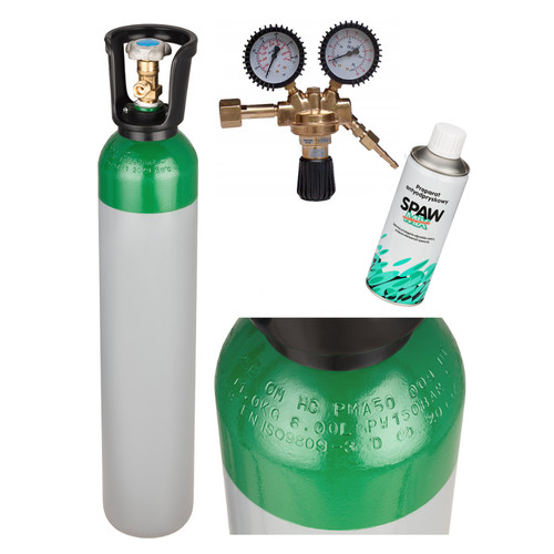 Argon gas bottle full - full, cylinder