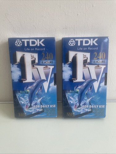 Tdk 240 blank vhs - x, tdk: