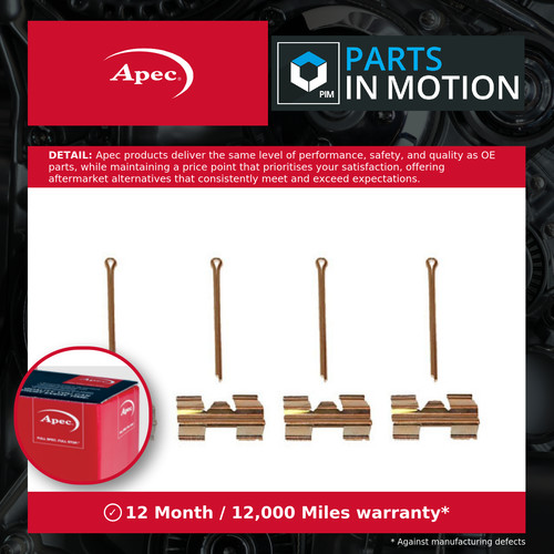 Brake pad fitting kit fits - pad,
