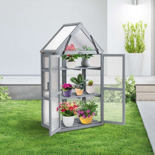Birchtree greenhouse wooden - greenhouse,