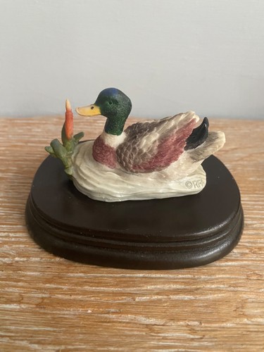 Mallard duck figurine - duck, by