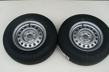 2 X CARAVAN WHEELS AND TYRES