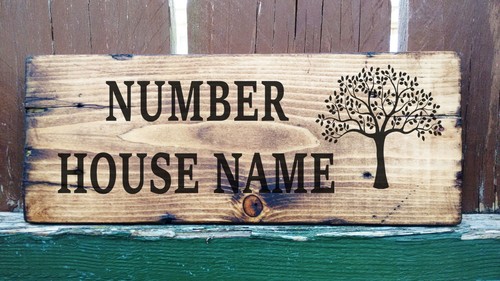 Personalised wooden oak - wooden, tree