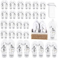 24 Pairs Wedding Flip Flops Bulk Slippers Flip Flops Women Wedding Sandals with