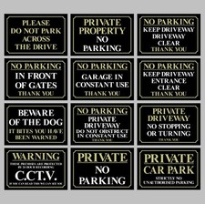 No Parking, Driveway, CCTV