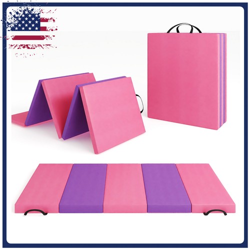 Folding gymnastics mat - gymnastics,