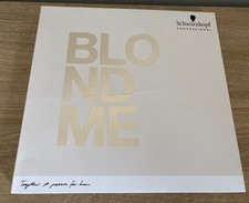 Schwarzkopf Blond Me Hair Colour BLONDME Shade Chart Book Removable Swatches New