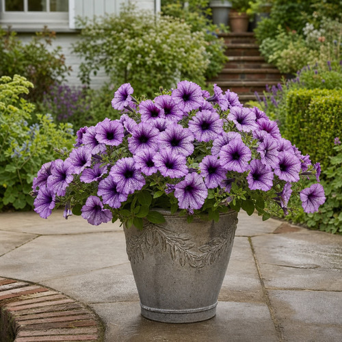Petunia sanguna mega purple - mega,