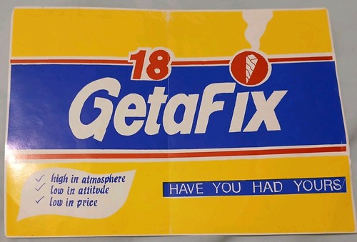 Getafix rare rave flyer early - getafix,
