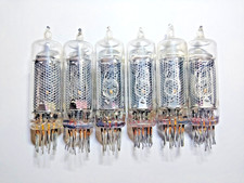 6 pcs USED IN-16 nixie tubes