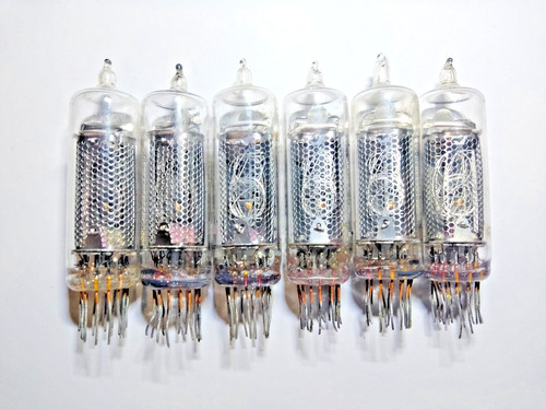 Pcs used nixie tubes - 24,