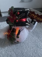 Fibre optic musical snowman - optic,
