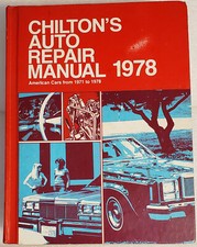 CHILTON'S AUTO REPAIR MANUAL