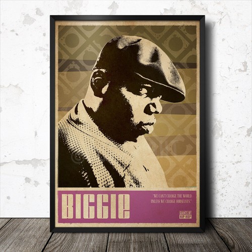 Biggie smalls hip hop art - smalls,