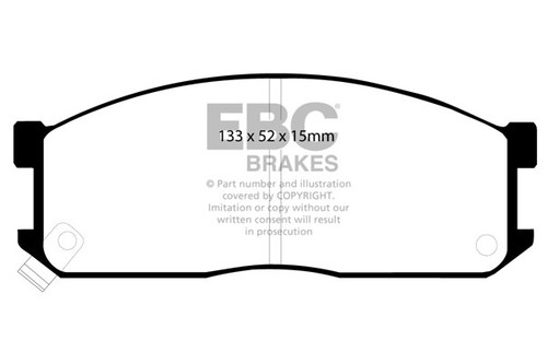 Ebc ultimax front - front, pads